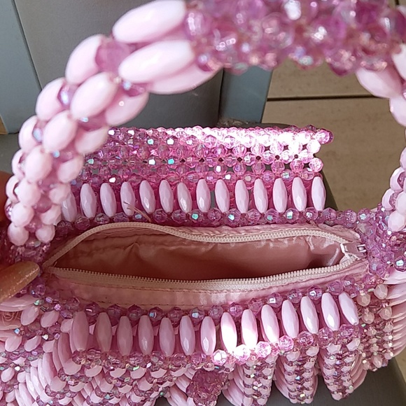 Gorgeous Hancrafted Beads Party Purse - Picture 7 of 8